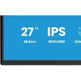 Iiyama prolite xb2792hsu-b1 27 monitor (zwart (mat), hdmi, displayport, 2x usb-a, usb-b, 120 hz)