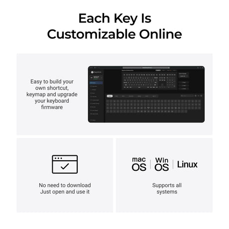 Keychron q6 ultra-m1 8k wireless custom mechanical keyboard (zwart, us lay-out (qwerty), silk pom red, 100%, rgb, hot swap, 8k, 2.4 ghz bluetooth 5.2 usb-c)