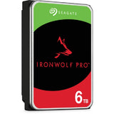 Seagate ironwolf pro 6 tb harde schijf (st6000nt001, sata 600, 24 7)