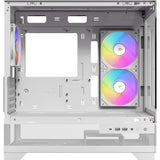 Antec cx500m argb mini tower behuizing (wit | 2x usb-a | 1x usb-c | tempered glass)