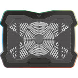 Trust gxt 1126 aura laptopkoeler (zwart, rgb)