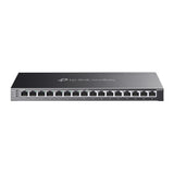 Tp-link omada sg2016p 16-poort gigabit smart switch (zwart, 8x poe+)