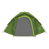 Coleman darwin 3 plus koepeltent (donkergroen lichtgroen, met voorbouw, model 2025)