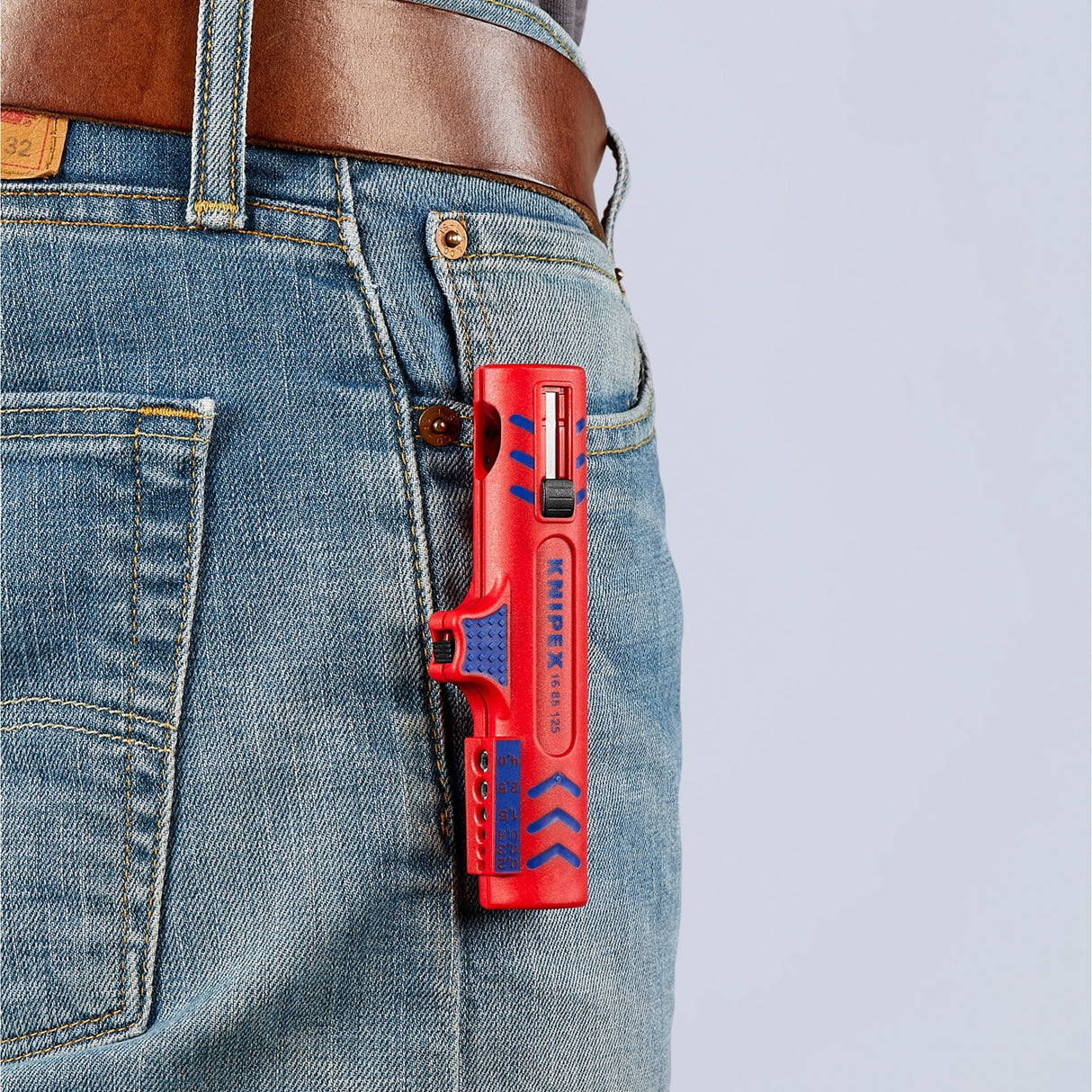 Knipex 16 85 125 sb kabelstripper geschikt voor: ronde kabel, kabel voor vochtige ruimte 8 tot 13 mm 0.2 tot 4.0 mm²