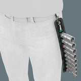 Wera belt b deep 1 doppen set, met 3 8 -aandrijving, 9‑delig dopsleutel (zwart)