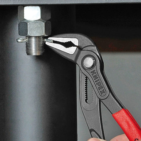 Knipex cobra es waterpomptang 8751250 zweedse- waterpomp-tang (rood, 250 mm)