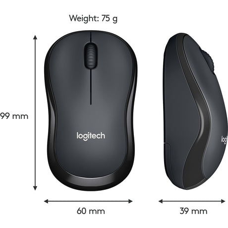 Logitech m220 silent muis (grijs, 1000 dpi)