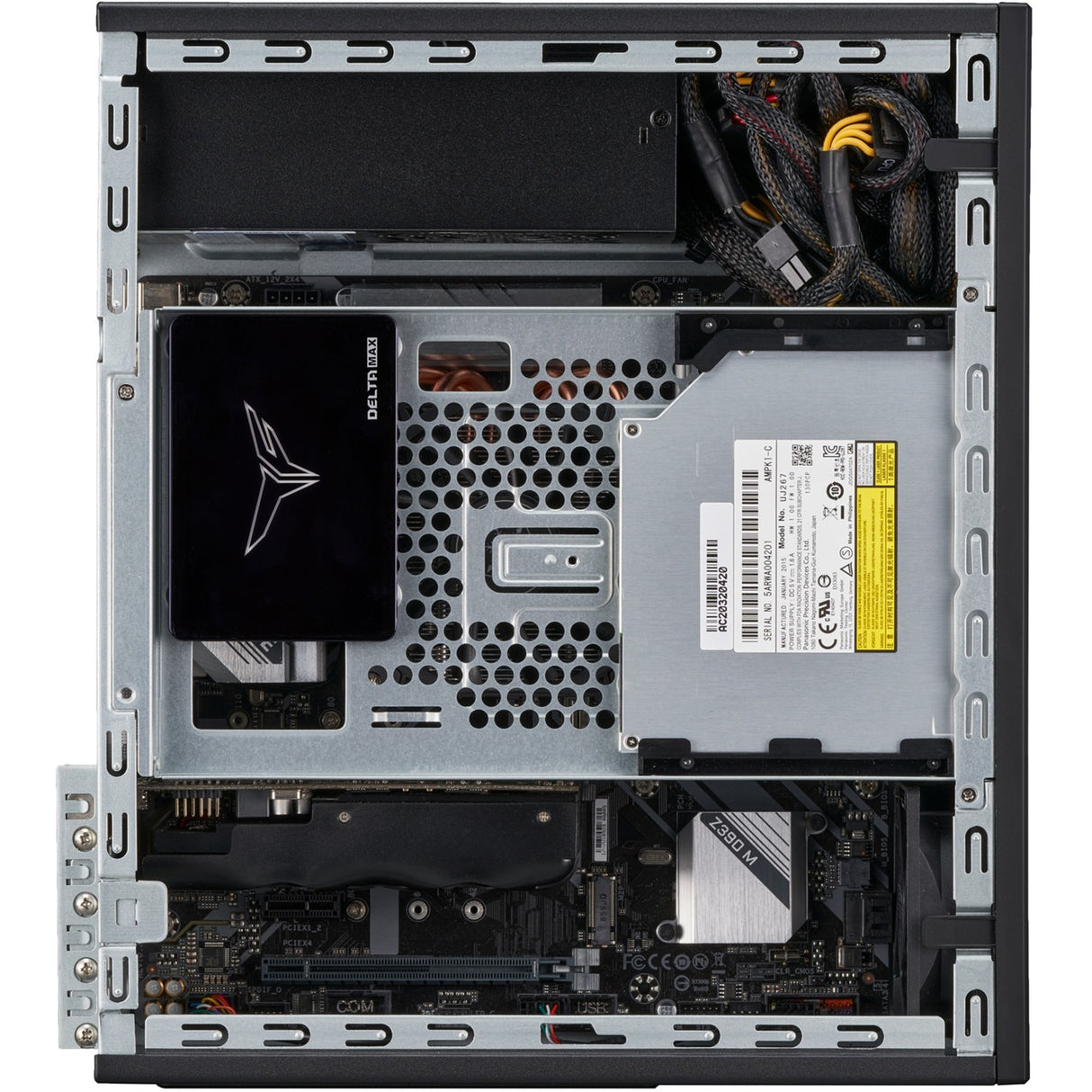 Silverstone sst-ml11b htpc behuizing (zwart | 4x usb-a)
