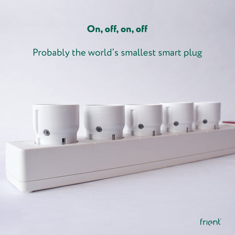 Frient smart plug mini 2 type e (frans) stekker (wit, zigbee 3.0)