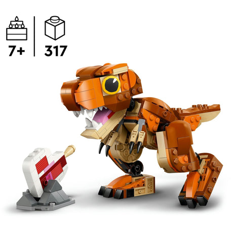 Lego jurassic world - kleine eetster: t. rex constructiespeelgoed (76967)