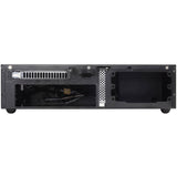 Silverstone milo ml05b htpc behuizing (zwart | 2x usb-a)