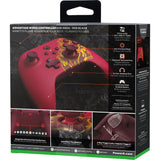 Powera advantage controller met kabel voor de xbox series x|s - rood vuur (rood, xbox series x|s, xbox one, pc)