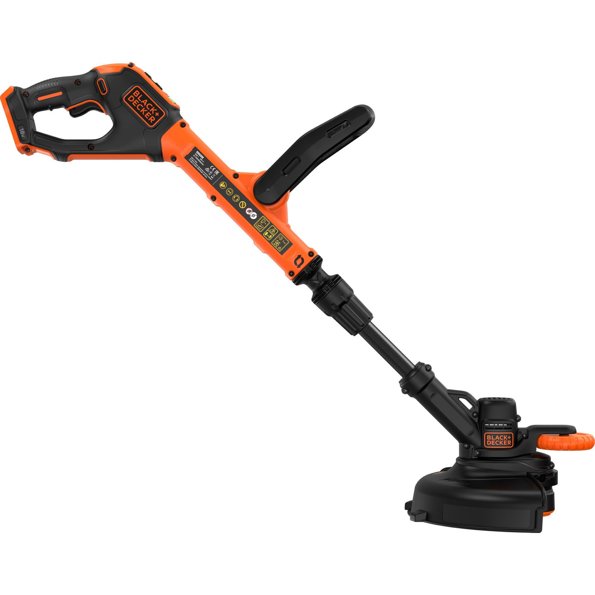 Black+decker 18v afs grastrimmer zonder accu (zwart oranje, 28 cm, accu en oplader niet inbegrepen)