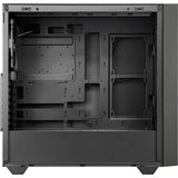 Chieftec night hunter midi tower behuizing (zwart | 2x usb-a | 1x usb-c | tempered glass)