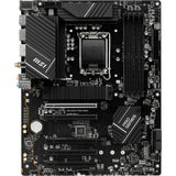 Msi pro b760-p wifi ddr4 socket 1700 moederbord (raid, 2.5 gb-lan, wifi, bt, sound, atx)
