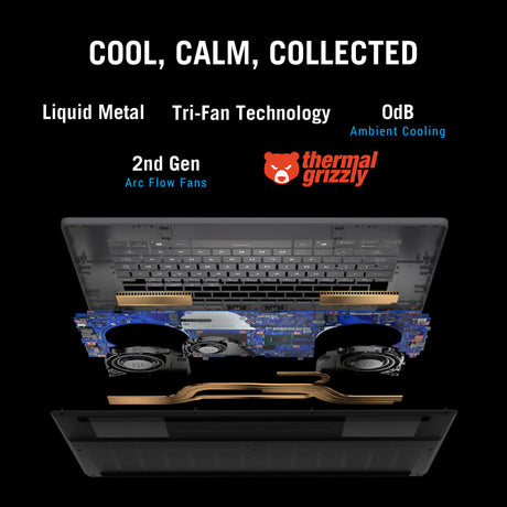 Asus rog zephyrus g16 gu605cp-qr103w 16 gaming laptop (grijs | core ultra 9 285h | rtx 5070 | 32 gb | 1 tb ssd)