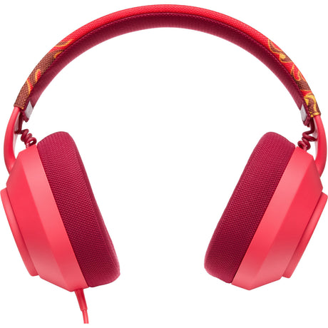 Powera lucidsound ls10x gen 2 bedrade gamingheadset voor xbox series x|s - rood vuur over-ear gaming headset (rood geel, xbox series x|s, xbox one, pc)