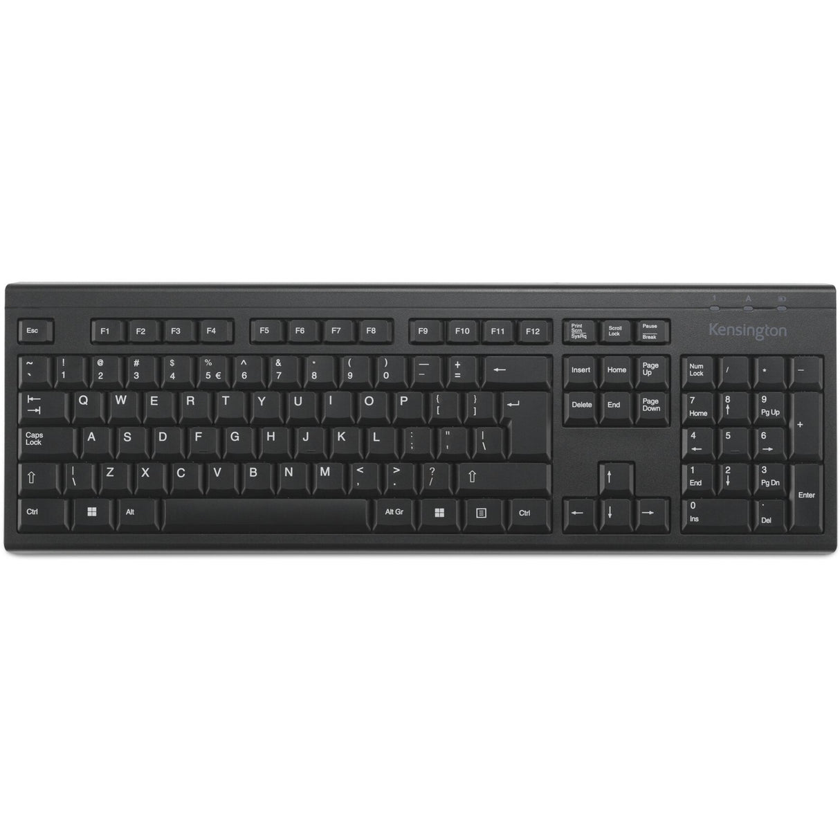 Kensington kb150 eq wireless keyboard (zwart, us lay-out (qwerty), membraan, 100%)