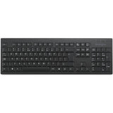 Kensington kb150 eq wireless keyboard (zwart, us lay-out (qwerty), membraan, 100%)