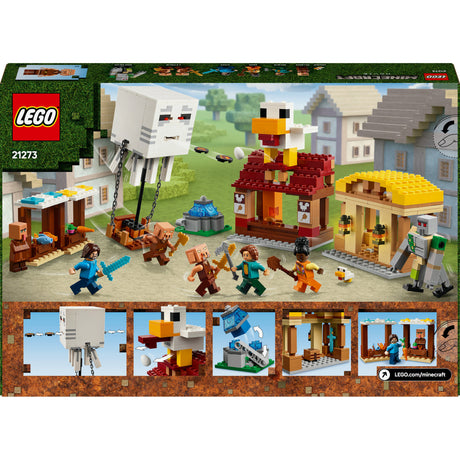 Lego minecraft de ghast-ballon aanval op het dorp - 21273