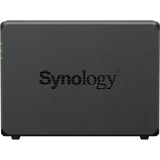 Synology diskstation ds725+ nas (zwart, 2x lan, usb-a 3.2 (5 gbit s))