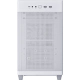 Asus prime ap201 midi tower behuizing (wit | 2x usb-a | 1x usb-c | tempered glass)