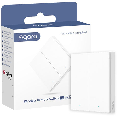 Aqara wireless remote switch h1 (double) knop (wit)