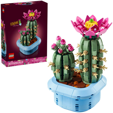Lego botanicals bloeiende cactus - planten decoratie set - 11509