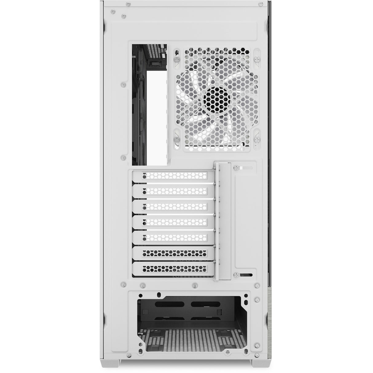 Sharkoon ak7 argb midi tower behuizing (wit | 2x usb-a | 1x usb-c | rgb | tempered glass)