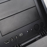 Silverstone sst-gd07b-c htpc behuizing (zwart | 1x usb-a | 1x usb-c)