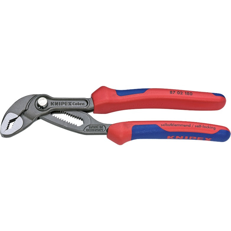 Knipex 87 02 180 waterpomptang cobra gepolijst 180mm