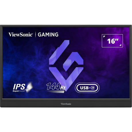 Viewsonic vx1654 draagbare gaming monitor 16 (zwart, 1x micro hdmi, 2x usb-c, 144 hz)