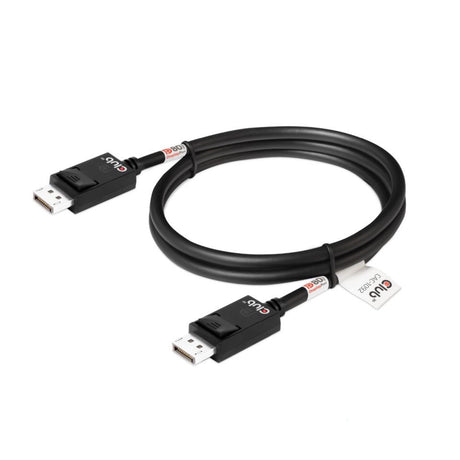 Club 3d gecertificeerde displayport 2.1 kabel (zwart, 1,6 meter, 10k)