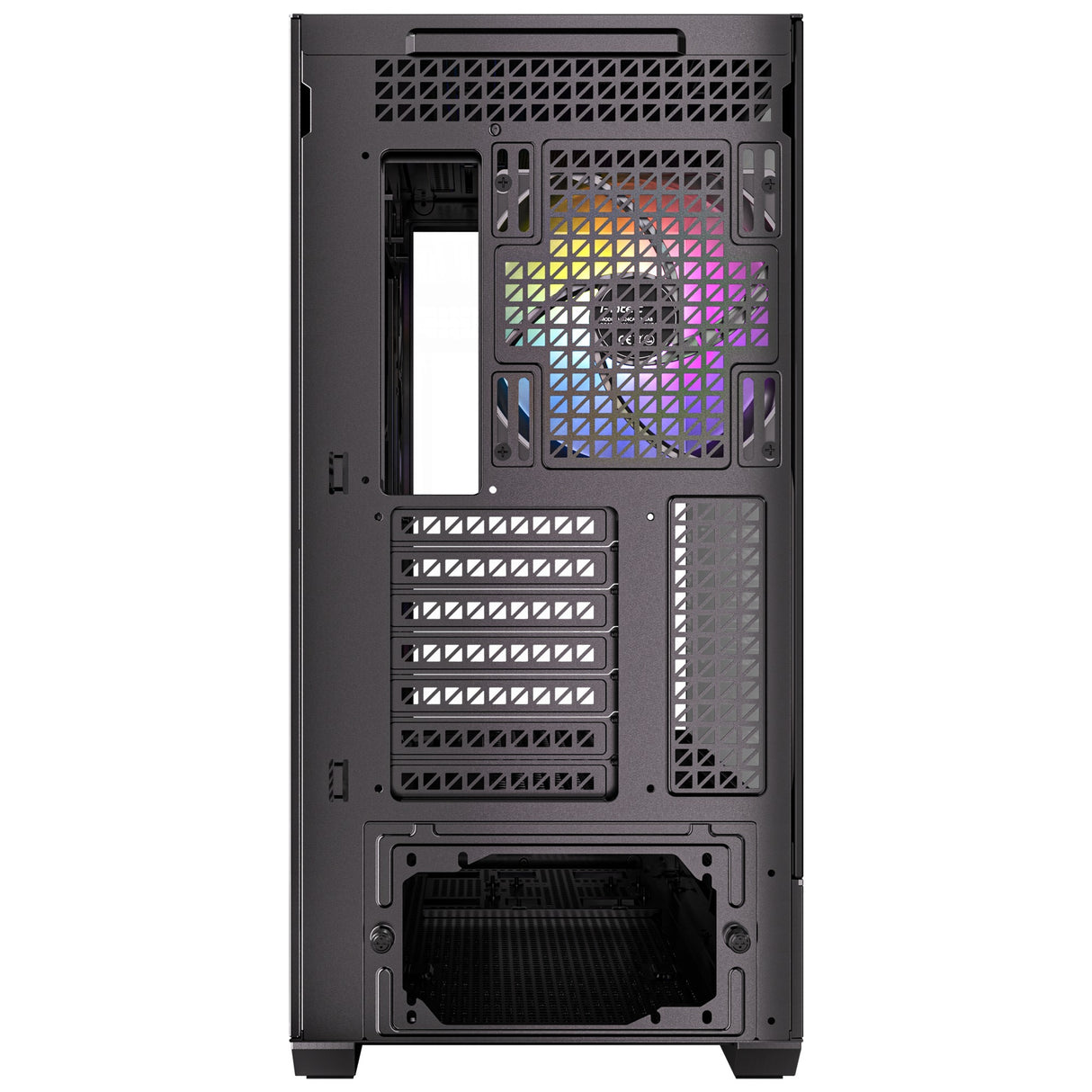Antec c7 argb midi tower behuizing (zwart | 2x usb-a | 1x usb-c | tempered glass)