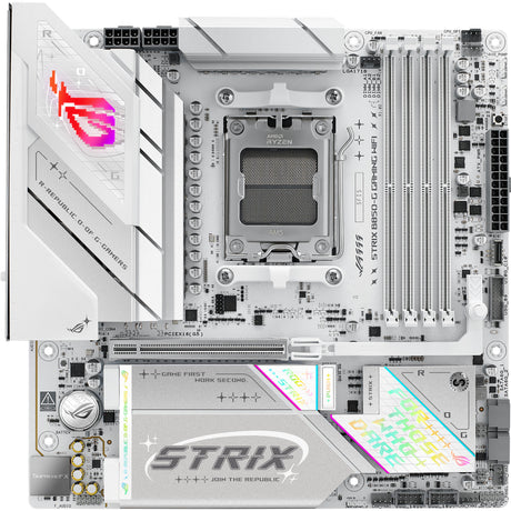 Asus rog strix b850-g gaming wifi socket am5 moederbord (2.5gb-lan, wi-fi 7, bt, sound, µatx)
