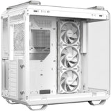 Asus tuf gaming gt502 horizon argb midi tower behuizing (wit | 3x usb-a | 1x usb-c | tempered glass)