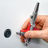 Knipex 00 11 06 v01 schakelkastsleutel met 9 profielen - vlakken-vierkant