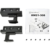 Silverstone rm21-308 rack behuizing (zwart | 1x usb-a 2.0 | 1x usb-a 3.2 (5 gbit s))