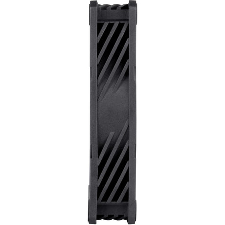 Silverstone shark force 120 argb case fan (zwart, 120 x 120 x 25 mm, pwm)