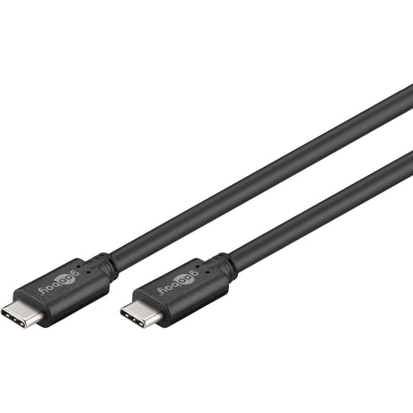 Goobay sync charge super speed usb-c kabel (zwart, 2 meter)
