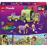 Lego friends 42695 trailer met paard en veulen