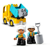 Lego truck tracked excavator