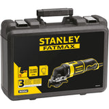 Stanley fatmax 300w oscillerende multitool multifunctioneel gereedschap (geel zwart, met koffer en 20 accessoires)