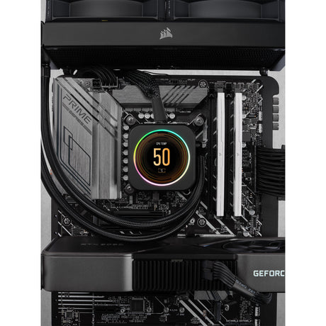 Corsair vengeance rgb 32 gb ddr5-6000 (2x 16 gb) werkgeheugen (zwart, cmh32gx5m2d6000z38, xmp, expo)
