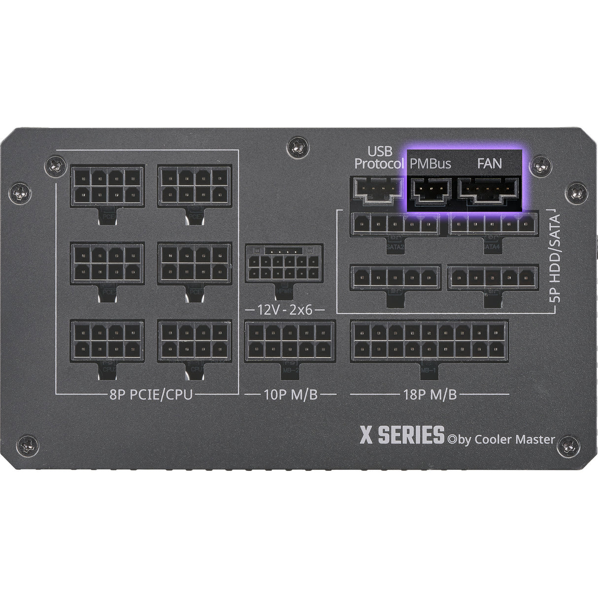 Cooler master , 1100 watt voeding (zwart)