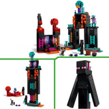 Lego minecraft 2in1 de enderman toren speelgoed voor kinderen - 21279