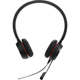 Jabra evolve 30 ii uc stereo on-ear headset (zwart)