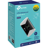 Tp-link 300mbps lte-advanced mobiele wifi m7450 wlan lte router (zwart zilver, micro-sim | mifi | met accu)