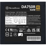 Silverstone da750r gold modulaire 750 watt voeding (zwart, 4x pcie)