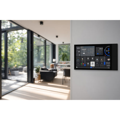 Shelly wall display xl bedieningspaneel (zwart, touchscreen, wi-fi 6, bluetooth 5.4)